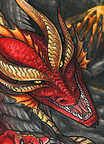 ACEO RedFyreDragon