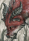 ACEO Terrorwolf666